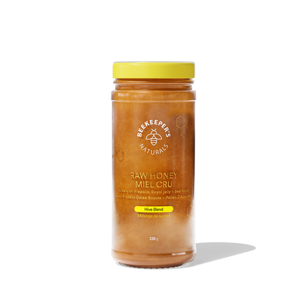 Raw Honey Made with Propolis, Royal Jelly + Bee Pollen – Beekeeper's  Naturals (CAD)