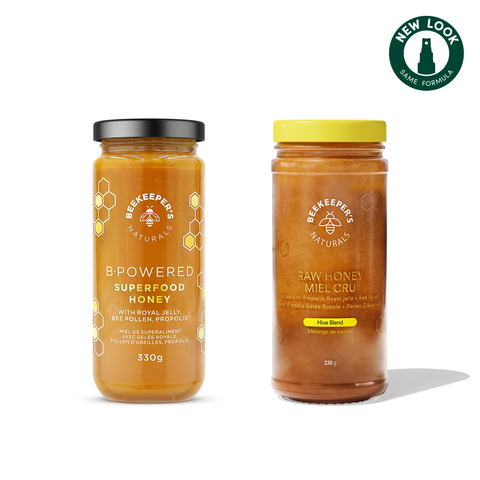Raw Honey Made with Propolis, Royal Jelly + Bee Pollen
